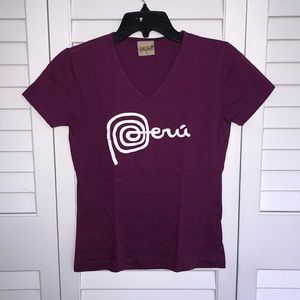 SOLD Purple Peru shirt